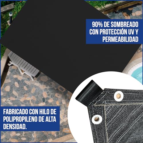 Recopilación y reviews de Malla Sombra polietileno negro los más recomendados. 9 Imagen adicional