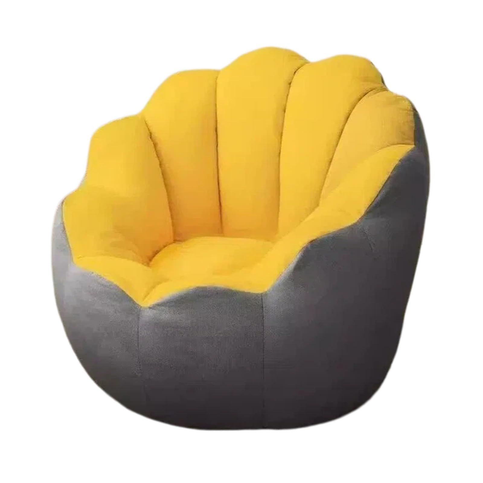 Strona główna Leniwa Sofa Worek Fasoli Tatami Pojedynczy Krzesło Sypialnia Salon Balkon Worek fasoli(Yellow,Duży)
