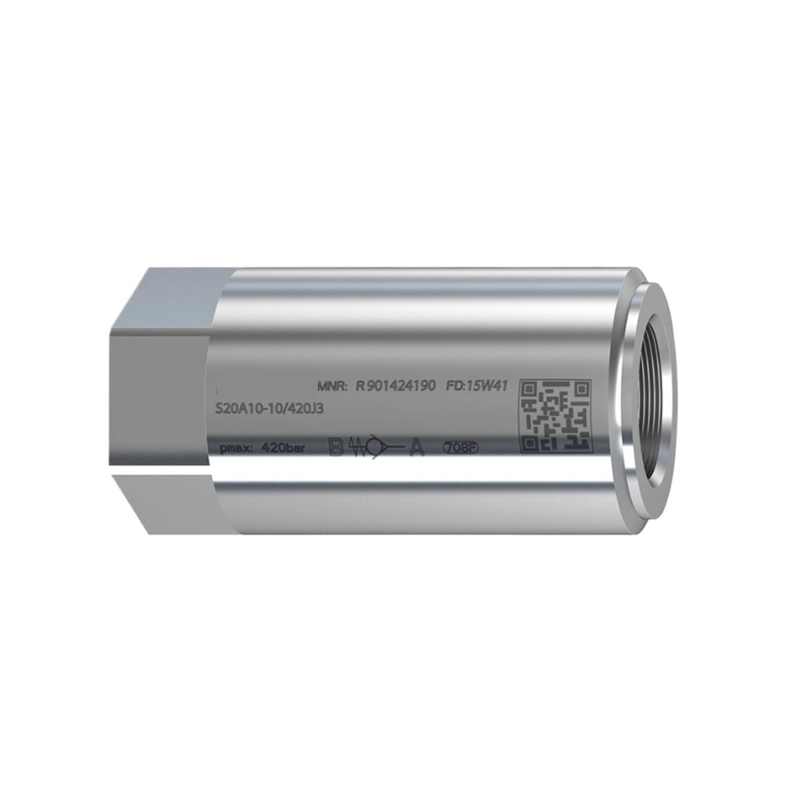 Dsfyaqilh S25a05-1X/420J3 Check Valve S25a05-10/ R901454079 Hydraulic Check Valve()