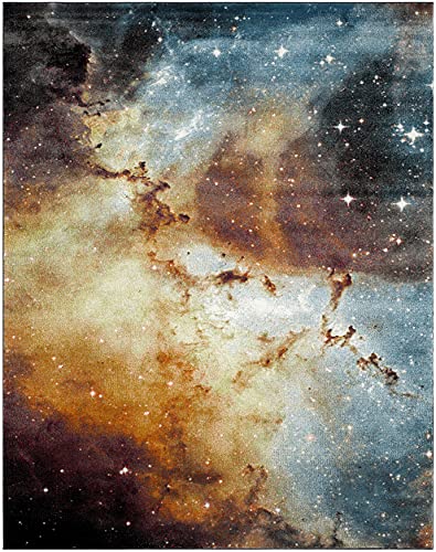 Tapete decorativo SAFAVIEH Galaxy 108x79 cm naranja miniatura 2