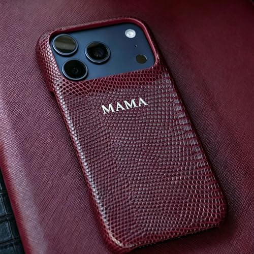ZIPULIS Personalized Initials Leather Case
