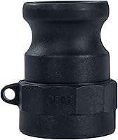 Vista 2 de 2 piezas de accesorios de bloqueo de leva de polietileno (1 pulgada parte A) accesorios de bloqueo de leva y ranura, adaptador macho x rosca NPT