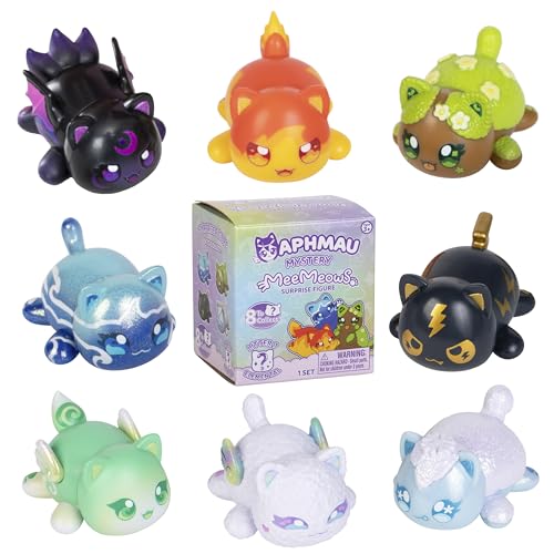 Aphmau MeeMeow Mystery Figuren - Serie 7; 1 von 8 möglichen Elementar-Meeows offizieller Aphmau Merch