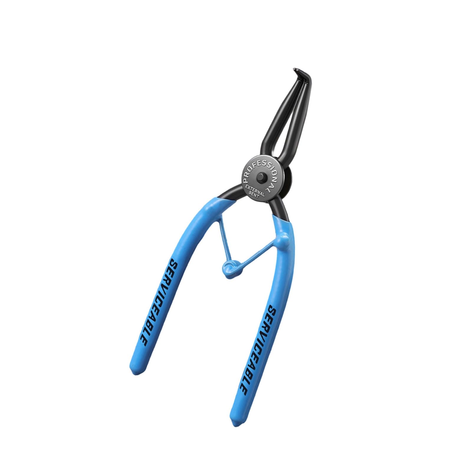 Apglsxy Curved Outward Circlip Pliers 7Inch Snapping Rings Pliers With Antislip Coating And Nonslip Grip Handle For Various Applications Snapping Rings