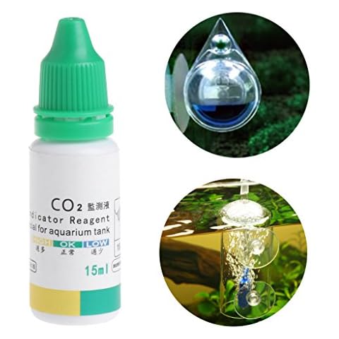 Dabixx Indicador de CO2 para Acuario, solución de Peces, Tanque líquido, Plantas de ensayo Cover