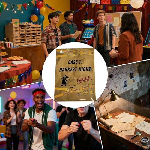 Stadtkrimis Exit Escape Stadtführung DAWCBVJQ Mystery-Spiel,Logisches Mystery Denkspiel | Team Deduktionsspiel,Für Erwachsene Und Heranwachsende Bei Familienabenden Sowie Nachtaktivitäten Camping Und