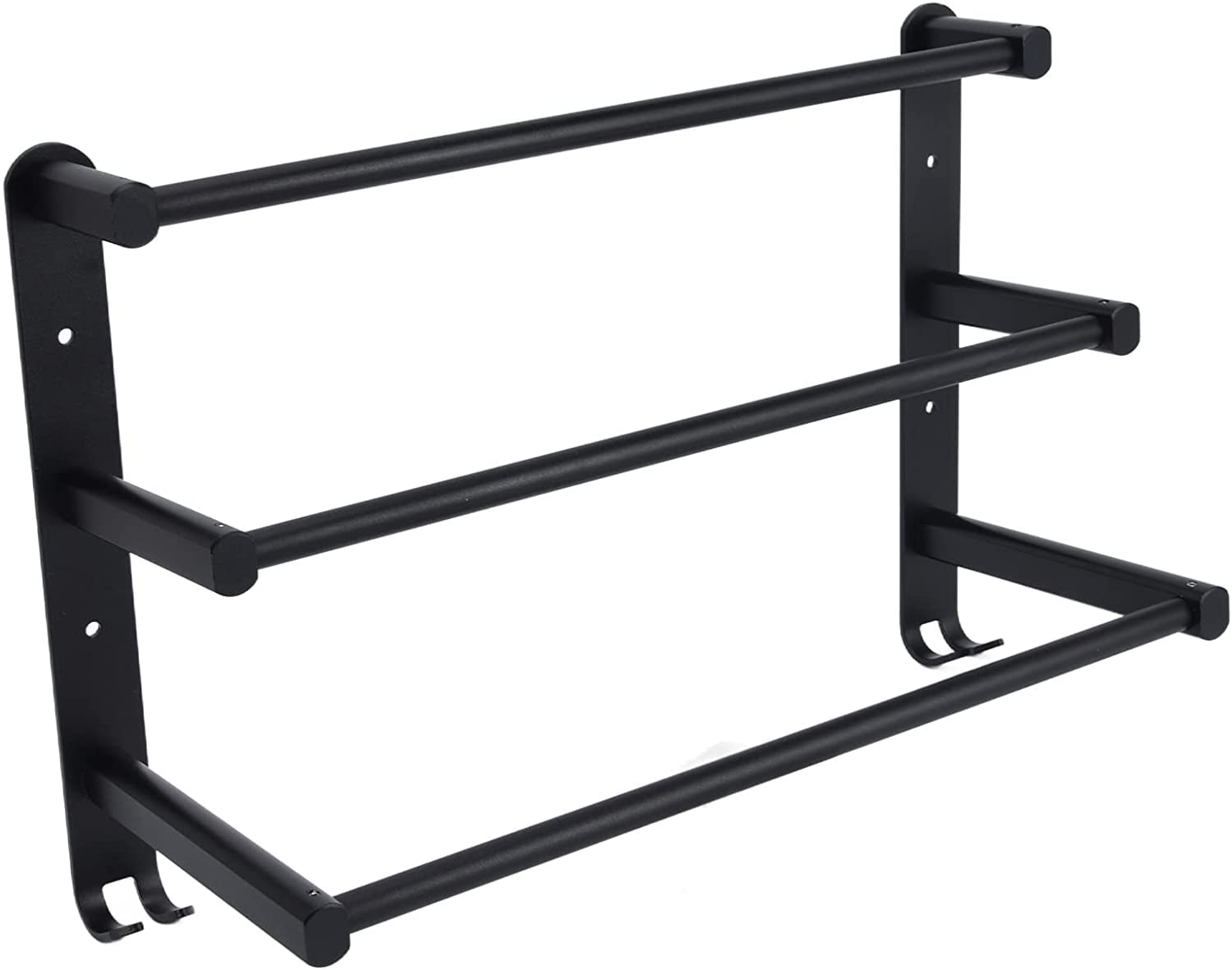 Soporte for Toallas Soporte for Toallas de té Ganchos for Toallas Toallero, Barra for Toallas de baño de 3 Niveles, Colgador for Toallas de baño montado en la Pared