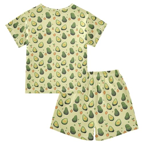 Avocado Fruit Pajama Set Pajamas Sleepwear Nightwear Loungewear Clothes Set B04038462