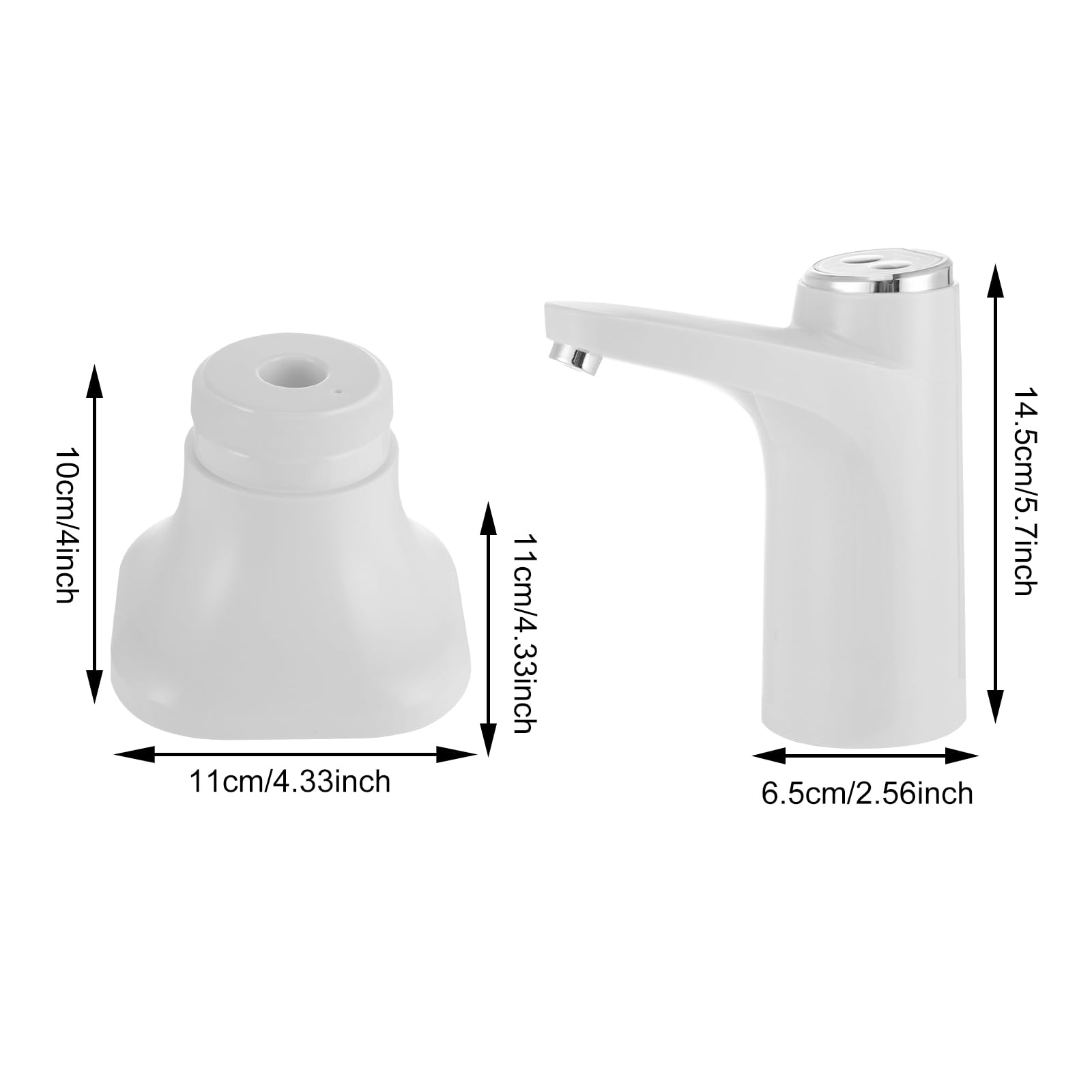 Distributeur d'eau électrique portable rechargeable USB pour maison bureau caravane