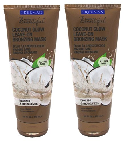Freeman Feeling Beautiful Coconut Glow Leave-On Bronzing Mask 6 fl. oz. (2 pack)