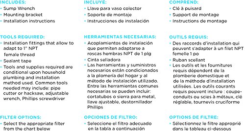 Ecopure Epwo4 Universal Large Capacity Whole Water Filter Housing-Nsf Certified-Premium Filtration System-Built To Last, White #TOP5