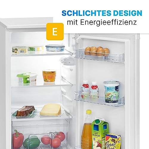 Bomann Kühlschrank ohne Gefrierfach | 88L Nutzinhalt und 3 Glasablagen | Kühlschrank klein mit Gemüsefach | leise | wechselbarer Türanschlag | Kühlschrank freistehend mit LED-Beleuchtung | VS 7350 – Bild 3