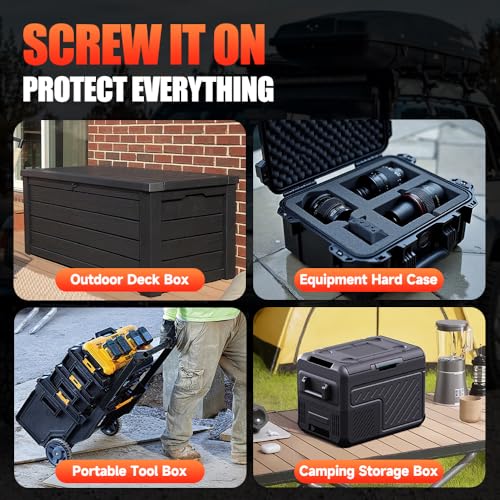 image for WSDCAM Screw-Mounted Trailer Anti-Theft Alarm - 113dB Loud Vibration S