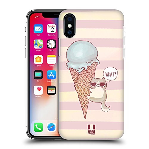 Coque rigide Apple iPhone X XS finition Glace Ma Sorte D'été chic