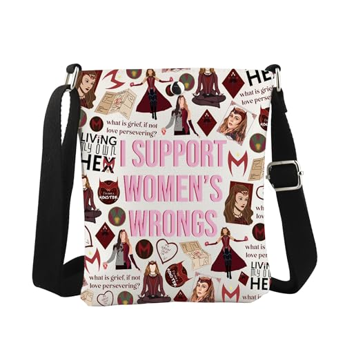 WCGXKO Movie Witch Crossbody Bag Scarlet Witch Inspired Gift for Witch Movie Fans
