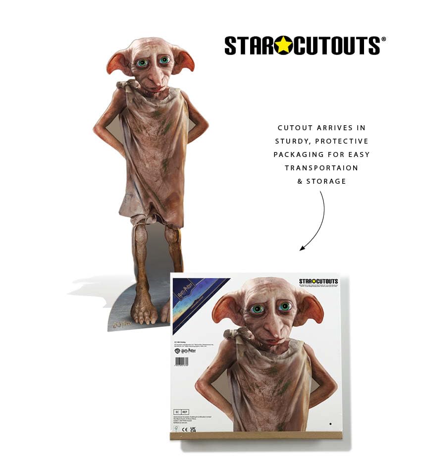 Amazon.com: Star Cutouts SC1483 Dobby Lifesize Cardboard Cutout