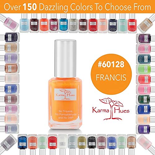 Miniatura 2 de karma organic Esmalte de uñas natural no tóxico, pintura de uñas vegana y libre de crueldad para arte de uñas, esmalte de uñas de secado rápido para