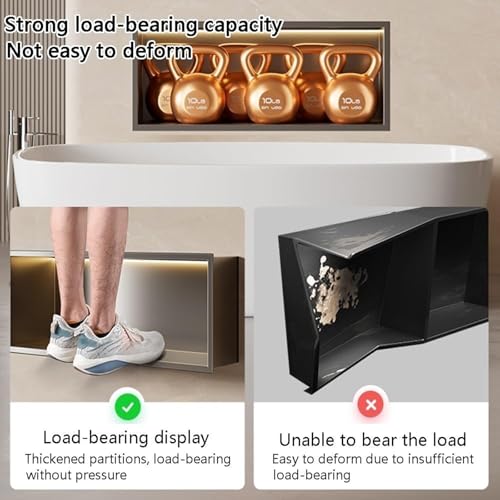 Doccia impermeabile in acciaio inox moderno mensola da parete per bagno design salvaspazio per proprietari di case fai da te ry bagno