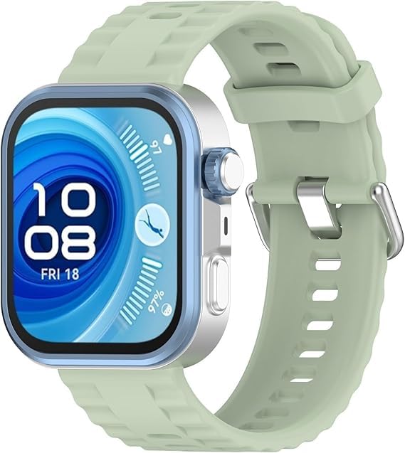 Silikonowy pasek do zegarka, kompatybilny z Huawei Watch Fit 5, miękki silikonowy pasek sportowy, regulowany, zapasowy pasek do zegarka, dla kobiet i mężczyzn