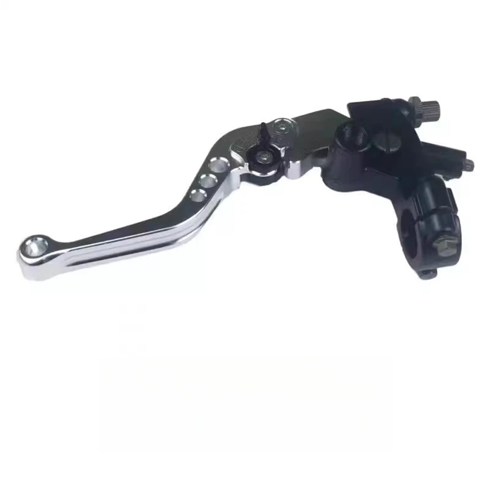 Poayuewr Silver Rear Brake Pump Motorcyclists Hydraulic Master Cylinder Brake Clutch Pump Lever Universal Fit For Yam&Aha Motorcycle Items