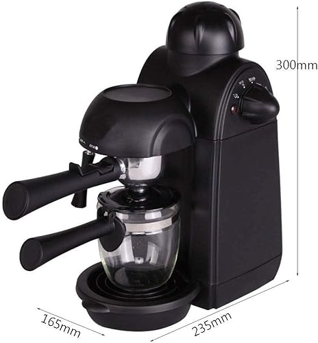 Miniatura 4 de Cafeteras Cafetera, varita para espuma de café con leche y capuchino, vapor y bomba, máquina compacta de café expreso con medición con lata de