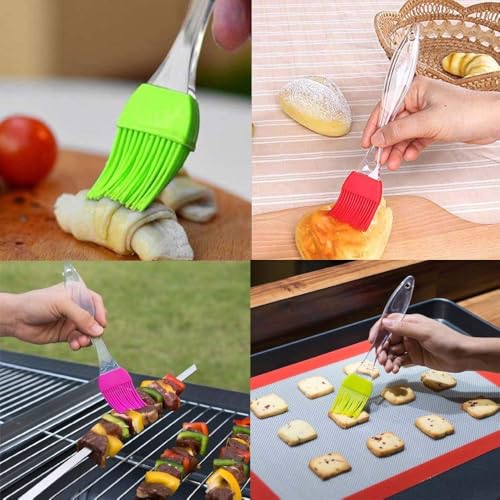 Image of ADD2CART Silicone Basting Brush, Heat-Resistant Food Grade, One-Piece Construction