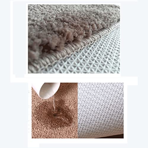 Grand tapis de bain incurvé lavable absorbant en microfibre