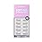 BTArtbox Press On Nails Short - White Soft Gel Press On Nail, Square Chrome Nail Tips Glue On Nails, Reusable Stick On Nails in 15 Sizes - 30 Soft Gel Fake Nails Kit, Vanilla Glazed