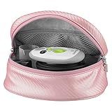 Soft Shell Storage Travel Case Compatible with Steamfast SF-717 Mini Travel Steam Iron (Rose Gold)...