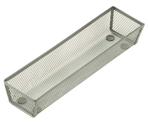 Honey-Can-Do KCH-02160 Steel Mesh Drawer Organizer, Silver