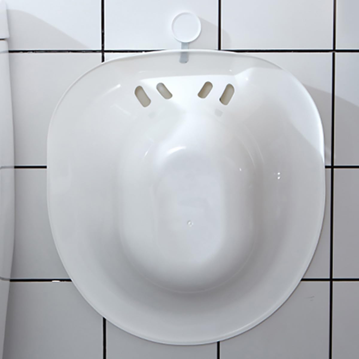 Generisch Postpartal Sitzbad für Frauen - Wide Edges, Anti-Spill, Durable, Wall Support - Passend für alle Toiletten, perfekt für Intimpflege und Erholung nach der Geburt