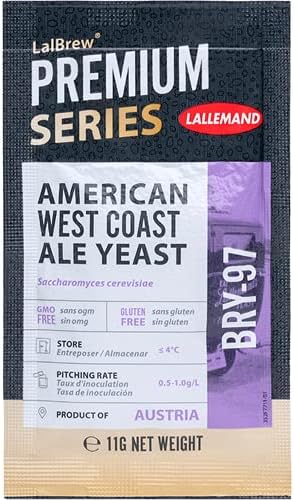 Danstar BRY-97 American West Coast Ale Yeast, 11g