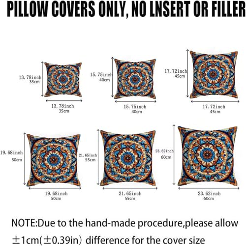 Housse coussin 65x65cm lot de 2 imperméable avec zip invisible - 6