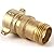 Camco Brass RV Water Pressure Regulator - 3/4" (40055)