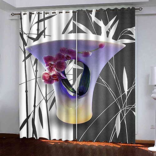 NPBSHZ Verdunkelungsvorhang Kinderzimmer Ösen Gardinen Ideen für lila...