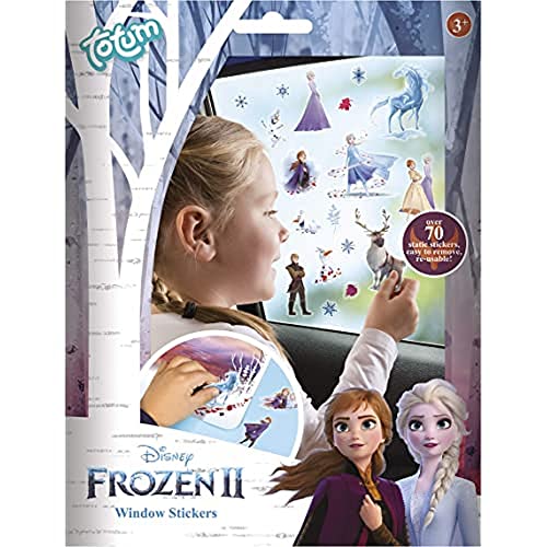 Totum 680739 Frozen II Fenstersticker mit über 70 statischen Aufklebern...