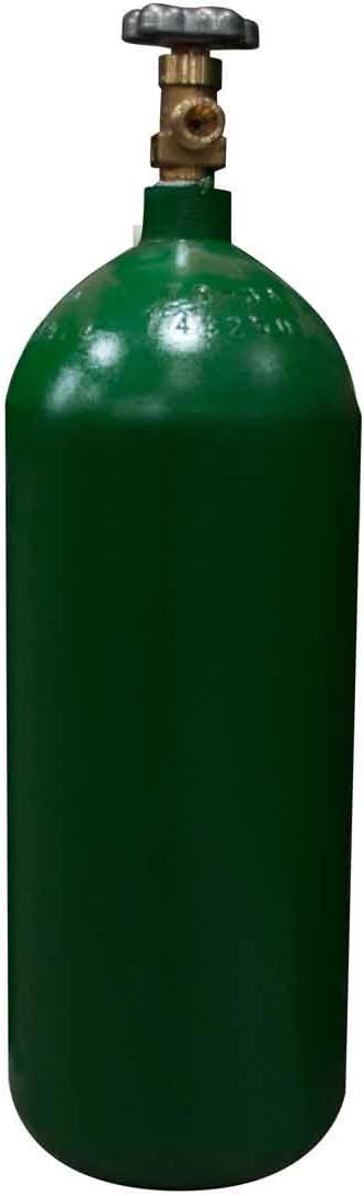 40 cu/ft Oxygen Welding Gas Cylinder Tank CGA 540 - EMPTY
