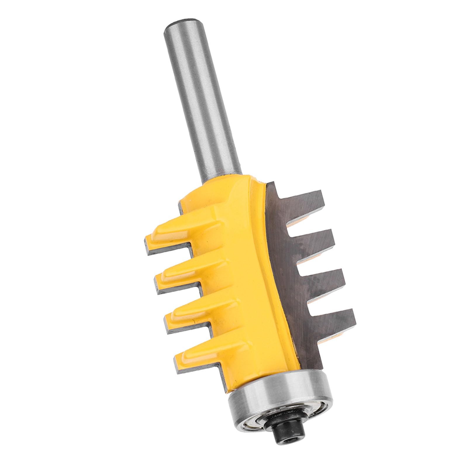 Punta per Fresa con Gambo da 8 mm, Punta per Fresa per Giunti a Pettine in Carburo Resistente All'Usura, Fresa per Lavorazione del Legno per Mobili Fai da Te per Porte