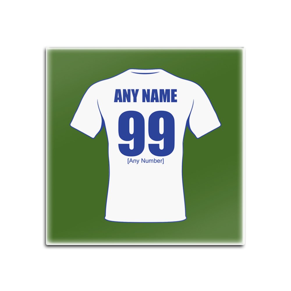 Sous-verres de rugby personnalisables Workington Town | Set de 4 carrés en verre