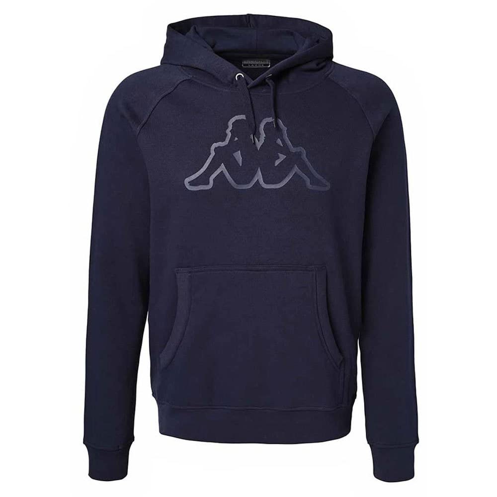 Kappa Zaiver Swt Men's Sweatshirt, Blue Marine/Blue Intense, M