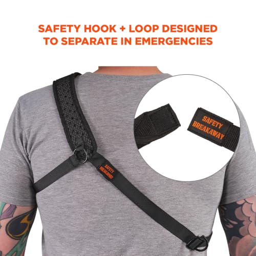 Image of Ergodyne Squids 3143 Barcode Scanner Sling Lanyard, Breakaway Design, Ergonomic Fit, EVA Foam Padding, Adjustable Sling