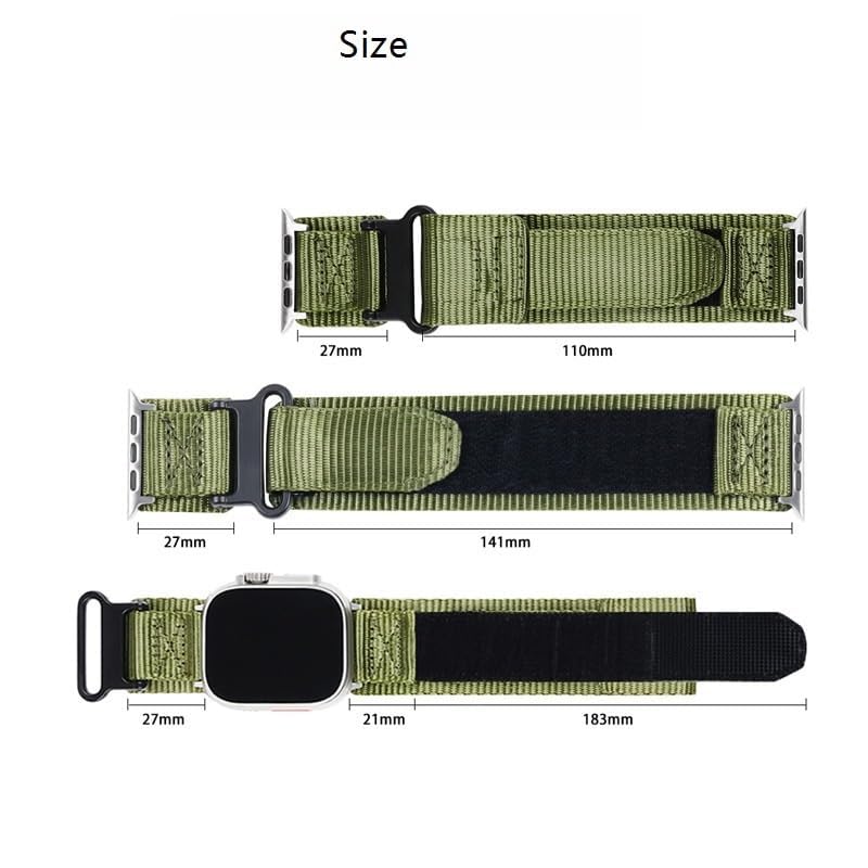 Generico Cinturino Orologio Nylon Traspirante, Sgancio Rapido | Fibbia Universale Da 22 Mm In Acciaio Inossidabile, Lavabile E Resistente (Gray 22mm)