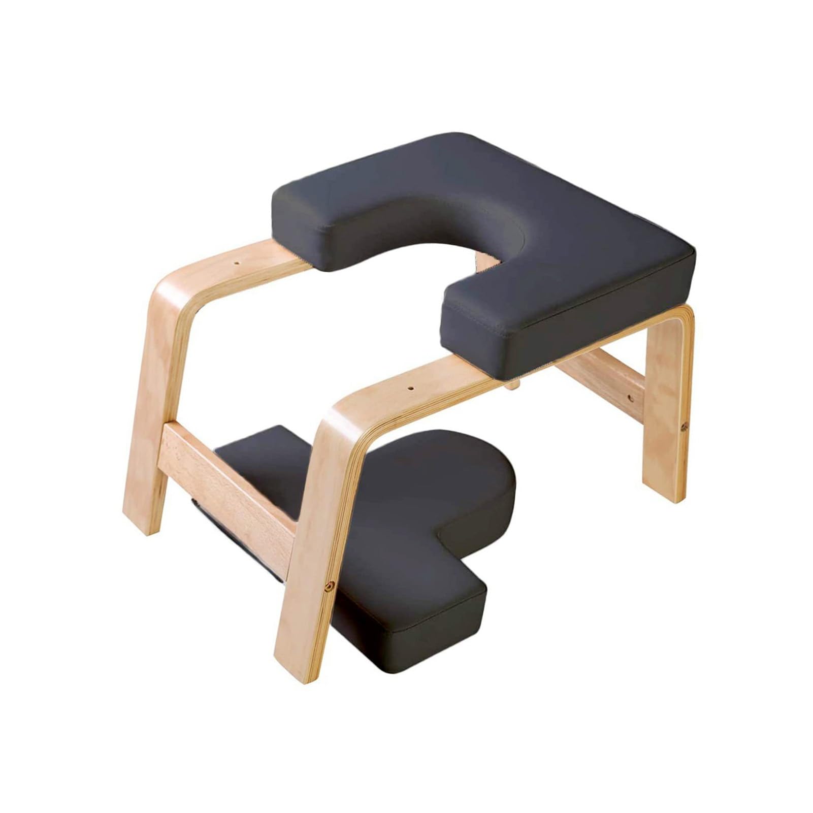 IvyLoutish Yoga Inversion Chair,Gym Feet Up Trainer Headstand Stool,U-Shaped Yoga Headstand Bench,330 Lbs Load Capacity,for Bedrooms Offices