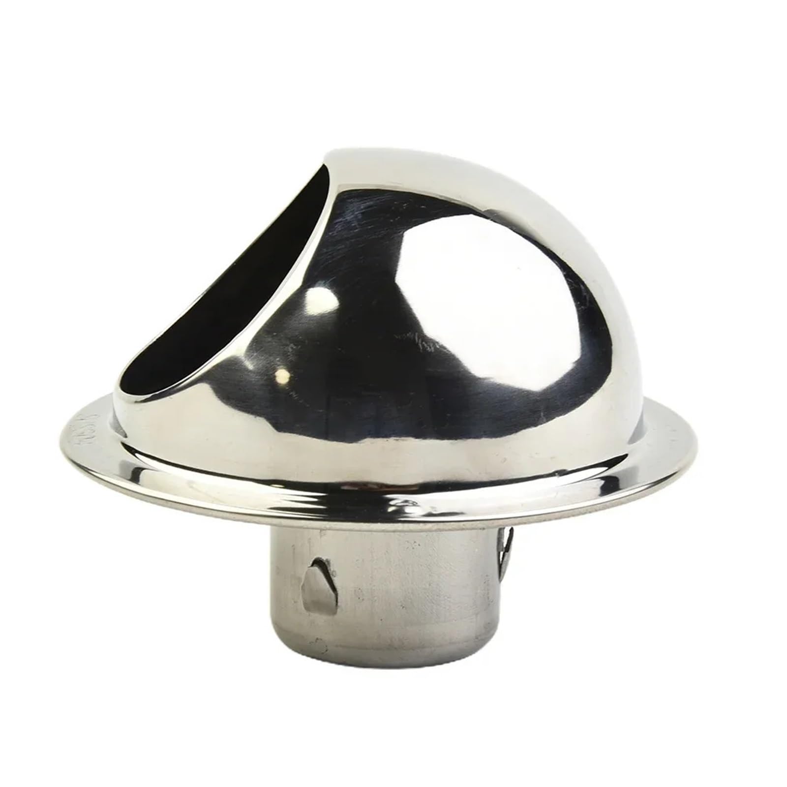 2pcs Mini Stainless Steel Exterior Wall Ceiling Air Vent Ducting Ventilation Exhaust Grille Cover Vents Cap for Ventilation