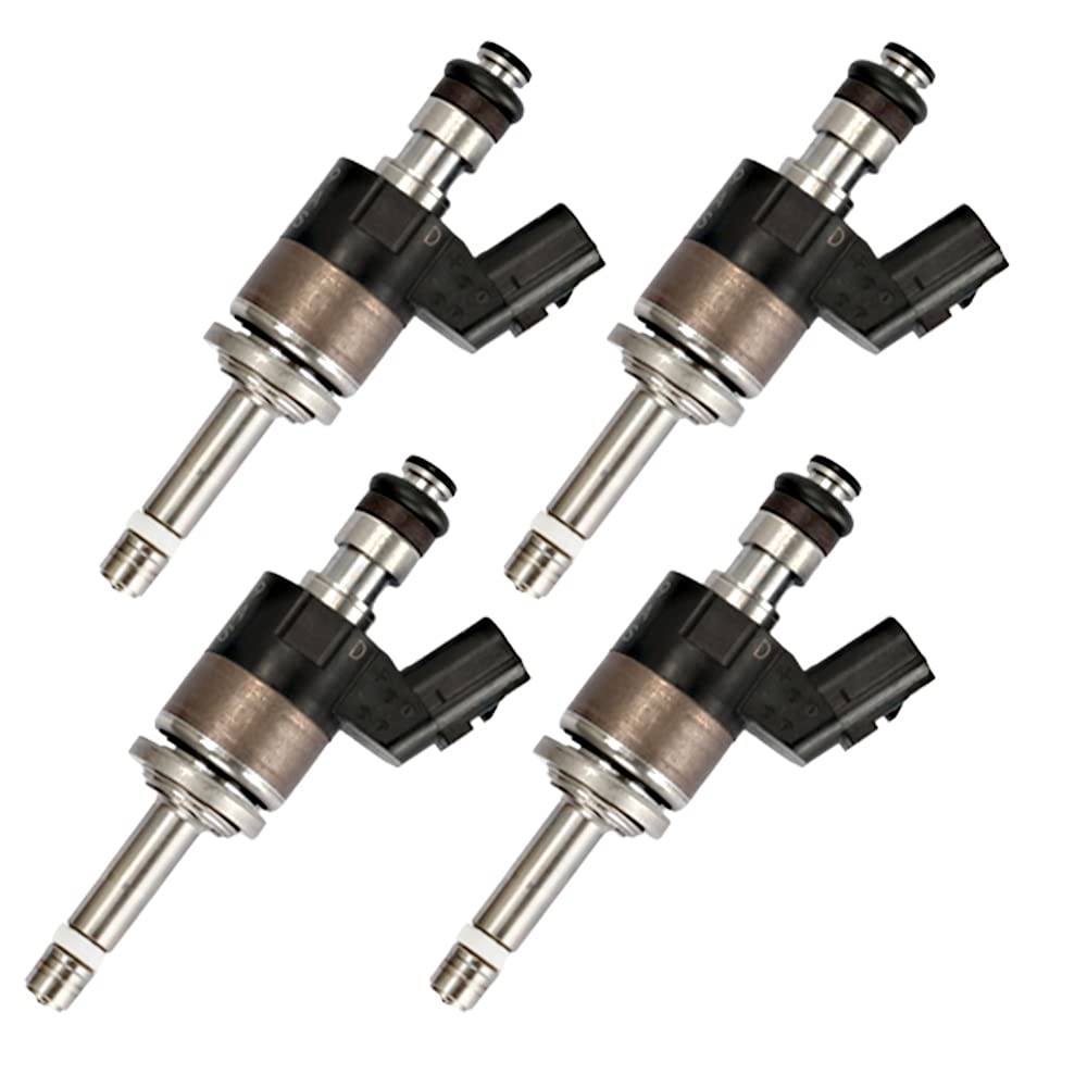 Riloer 4pcs motor de reemplazo de inyectores de combustible, compatible con H0NDA Fit 1.5L 2015 2016 2017 2018 2019, 160105R1305 16010-5R1-315 160105R1315