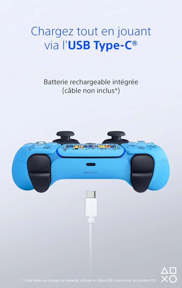 Sony, Manette PlayStation 5 officielle DualSense, Sans fil, Batterie rechargeable, Bluetooth, Compatible avec PS5, Édition : Fortnite