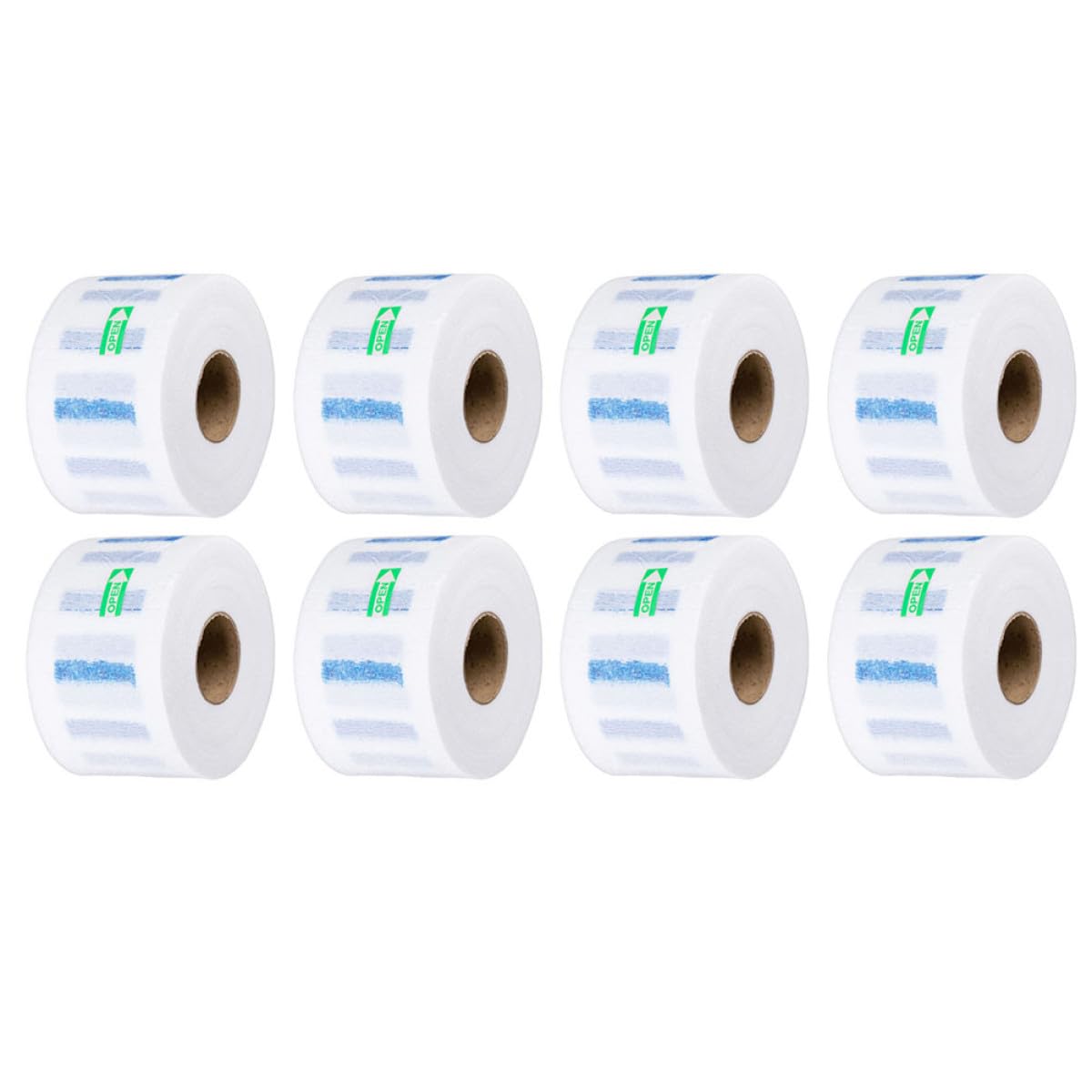 LIFKOME Cuello Práctico de Madera White desechable de Pulpa Protector Usar y Paquete de 800 Hojas Cómodo para Barbería Corte de Cabello en Casa