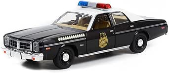 1:24 GREENLIGHT Dodge Monaco Police Finchburg 1977 Red White GREEN84106