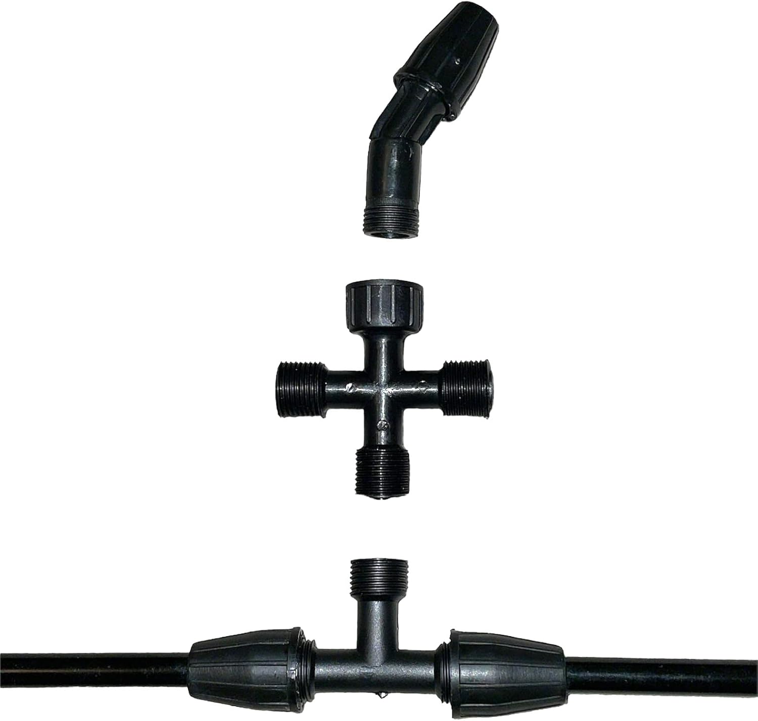 Spray Boom for knapsack Sprayers, Small Or Large Knapsack Spraying Boom, Multi Nozzle Boom Sprayer, Includes Lance Fitting, (Small Spray Boom With Yellow Fan Nozzles)
