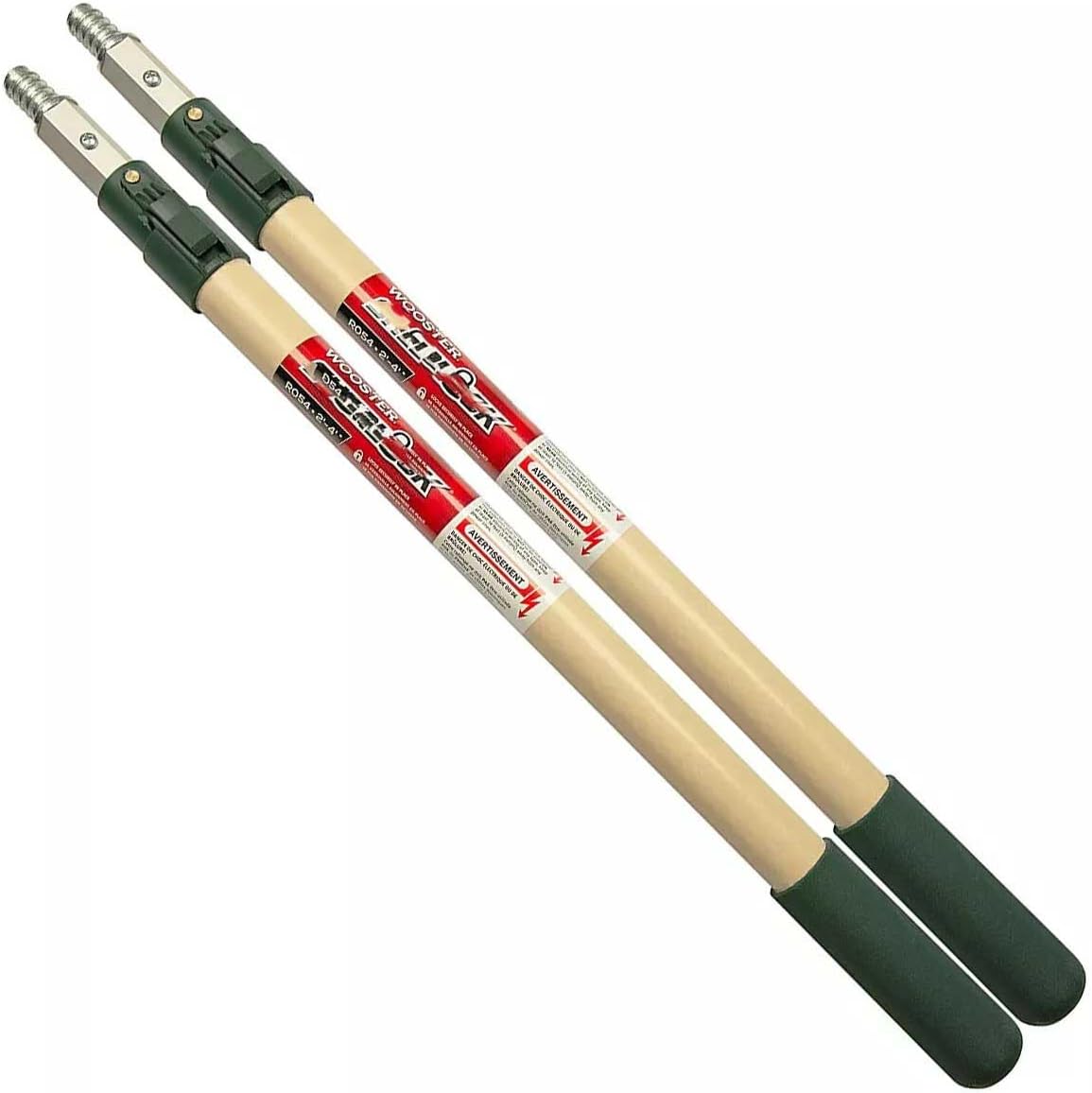 2 Pack Replacement 2'-4' Extension Pole for Sherlock Wooster R054 Models